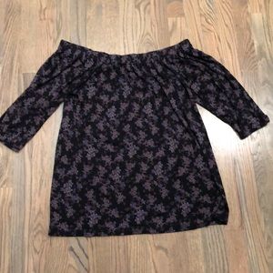 Cute Anthropologie off the shoulder top.